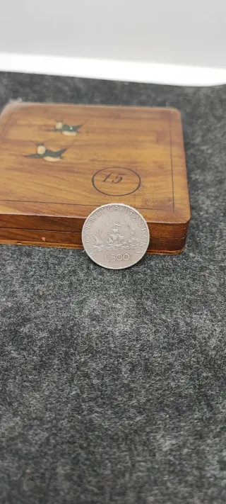 500 Lire Caravelle Argento 1960