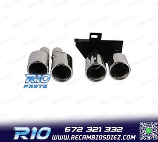 COLAS ESCAPE BMW F10 F11 F12 F13 10- INOX CROMADO