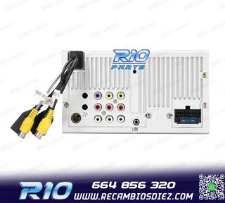 RADIO NAVEGADOR 2DIN 10" HD TÁCTIL BLUETOOTH USB SD