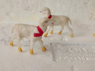 Pastori presepe pecore