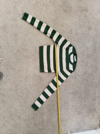 Jersey rayas verde y blanco Zara Talla S