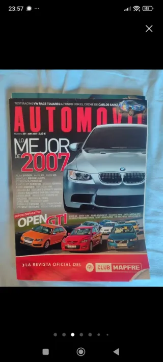 Revistas del automóvil coches