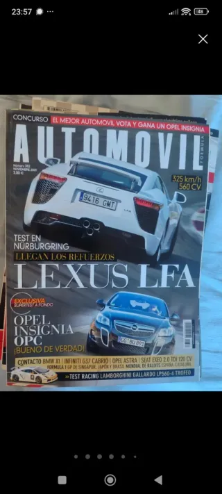 Revistas del automóvil coches