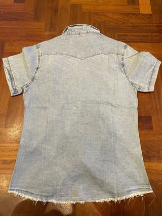 Camicia MY PALM jeans corta