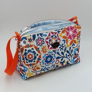 Bolso artesanal de doble apartado Mandalas