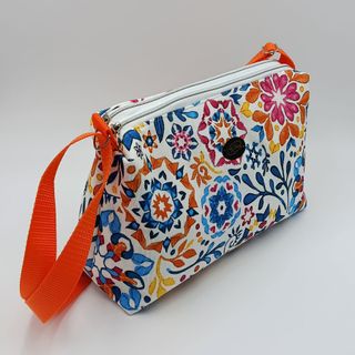 Bolso artesanal de doble apartado Mandalas