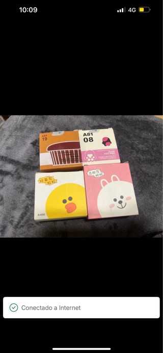 4 Cajas para lentillas sin estrenar