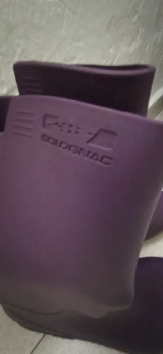 Botas de Agua Moradas de talla 37-38