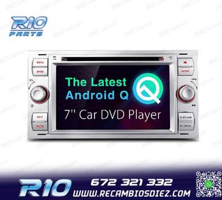 RADIO GPS ANDROID 12 PARA FORD FOCUS C-MAX FIESTA GALAXY KUG