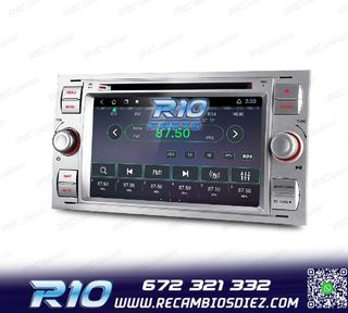 RADIO GPS ANDROID 12 PARA FORD FOCUS C-MAX FIESTA GALAXY KUG