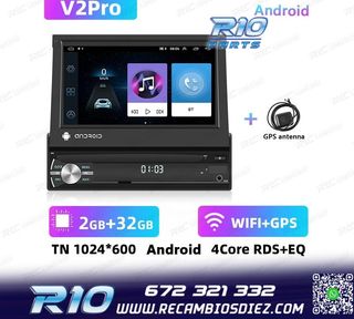 RADIO GPS ANDROID 1DIN TACTIL GPS