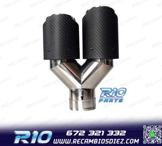 COLA ESCAPE CARBONO DOBLE DERECHA LOOK AKRAPOVIC