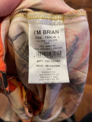 Camicia I'm Brian fantasia tropical