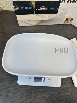 Báscula digital para mascotas