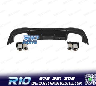 DIFUSOR VOLKSWAGEN VW GOLF 8 21-23 LOOK R DOBLE SALIDA + CO