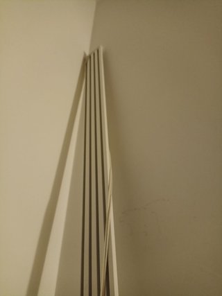 3 modernas cortinas correderas traslúcidas 247 cm