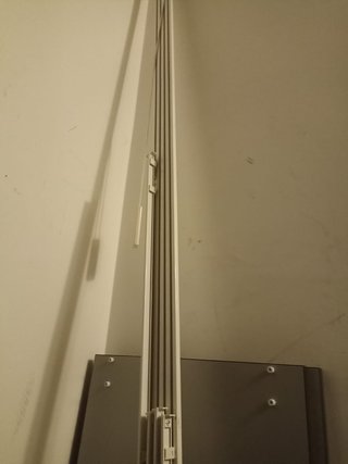 3 modernas cortinas correderas traslúcidas 247 cm