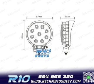 FOCO LED 42W COCHE, CAMION, QUAD O MOTO