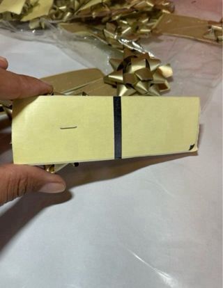 30 Lazos Decorativos Dorados