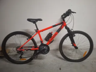 Bicicleta Rockrider Infantil Roja