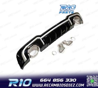 DIFUSOR AUDI A3 8V SPORTBACK S LINE 16-20 LOOK RS3 + COLAS E
