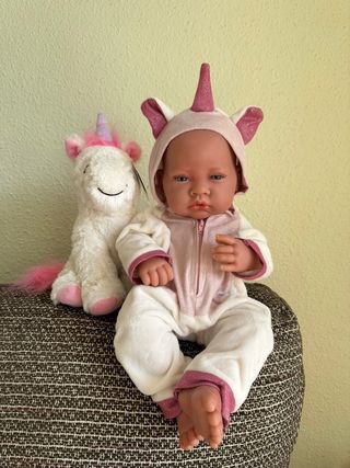 Muñeca Antonio Juan Unicornio Recién Nacida