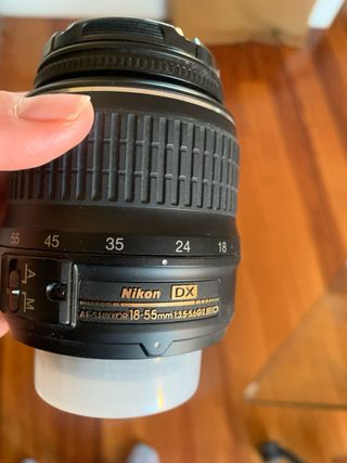 Objetivos Nikon DX 18-55mm y 55-200mm