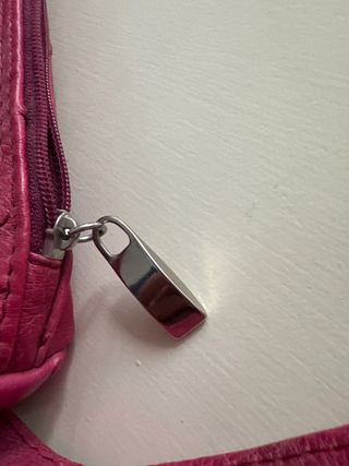 Borsa donna fucsia effetto pitone