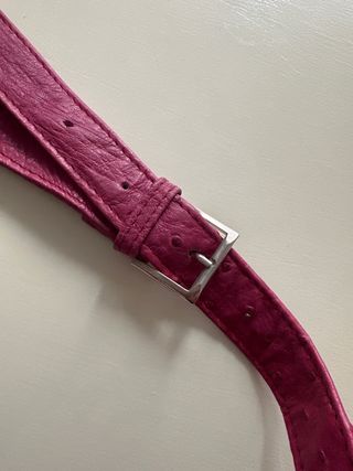 Borsa donna fucsia effetto pitone