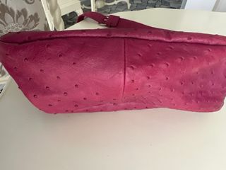 Borsa donna fucsia effetto pitone