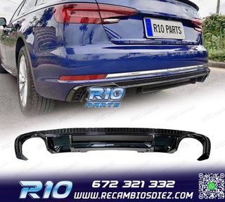 DIFUSOR AUDI A4 S LINE 16-19 LOOK RS4