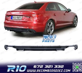 DIFUSOR AUDI A4 S LINE 16-19 LOOK RS4