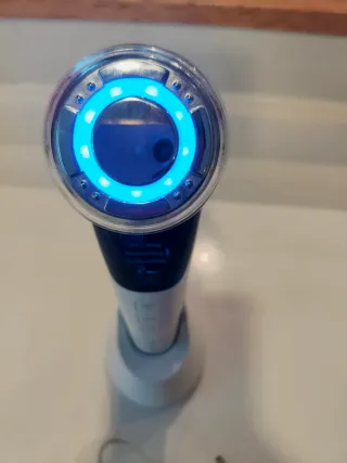 Masajeador Facial ANLAN EMS Negro/Blanco