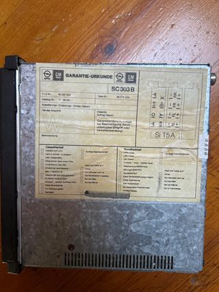 Radio original Opel SC303B Kadett GSI 16V