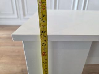 Mesa centro elevable blanca