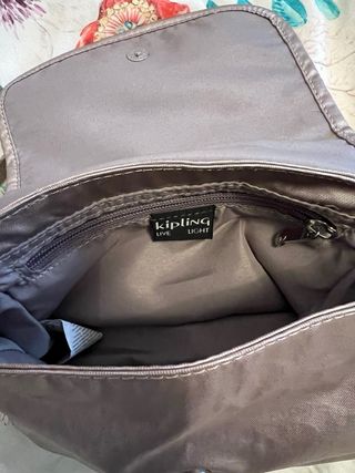Bolso Kipling Sabian U metalizado
