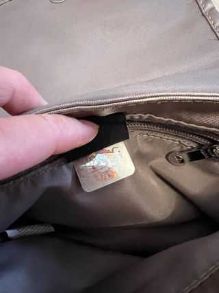 Bolso Kipling Sabian U metalizado