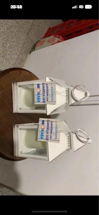 Lanterna Miokasa con candela LED