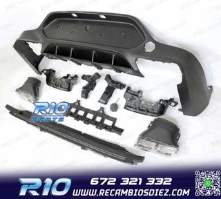 DIFUSOR MERCEDES GLC X253 COUPE 15-18 LOOK AMG GLC63 + COL