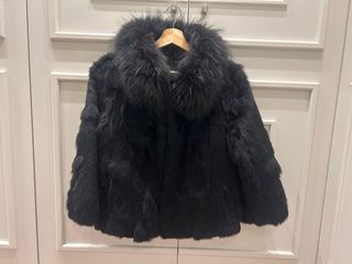 Chaqueta pelo con cuello zorro