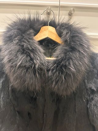 Chaqueta pelo con cuello zorro