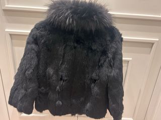 Chaqueta pelo con cuello zorro