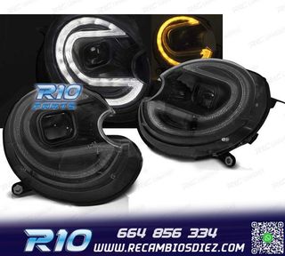 FAROS XENON MINI COOPER 06-14 LED NEGRO
