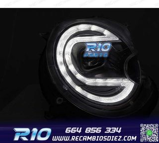 FAROS XENON MINI COOPER 06-14 LED NEGRO