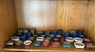 Lote 40 mini macetas bonsai cerámica