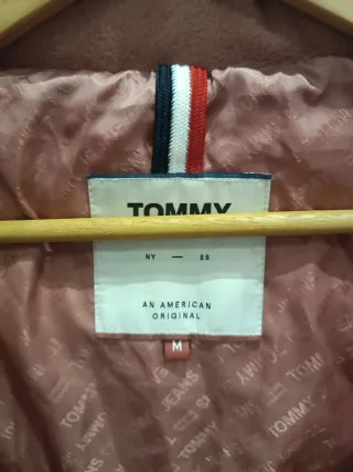 Chaqueta acolchada Tommy Hilfiger rosa Talla M