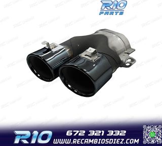 DIFUSOR MERCEDES W206 AMG 21- LOOK C43 + COLAS ESCAPE NEGRO