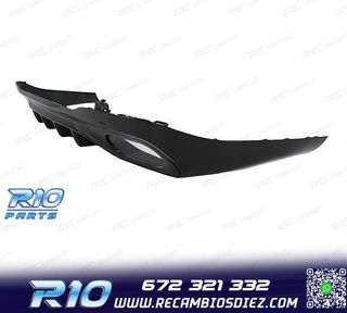 DIFUSOR MERCEDES W206 AMG 21- LOOK C43 + COLAS ESCAPE NEGRO