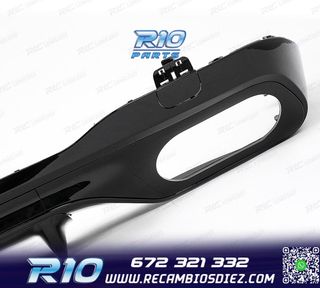 DIFUSOR MERCEDES W206 AMG 21- LOOK C43 + COLAS ESCAPE NEGRO