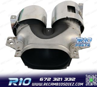 COLAS DE ESCAPE MERCEDES GLE W167 19- LOOK GLE53 CROMO